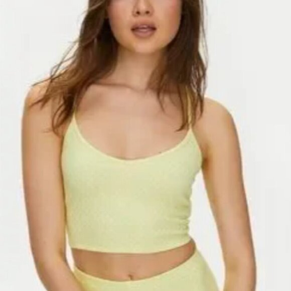 SUNDAY BEST | Aritzia Kissy Tank Top Cropped Floral | Sz. S - Picture 2 of 8